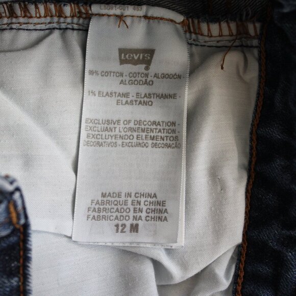 Levi's 545 Low Boot Cut Jeans Medium Wash Size 12M - Picture 10 of 11